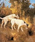 Arthur Wardle Terriers On The Scent painting